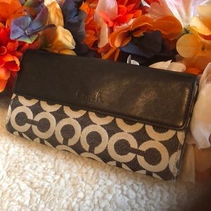 Coach signature wallet